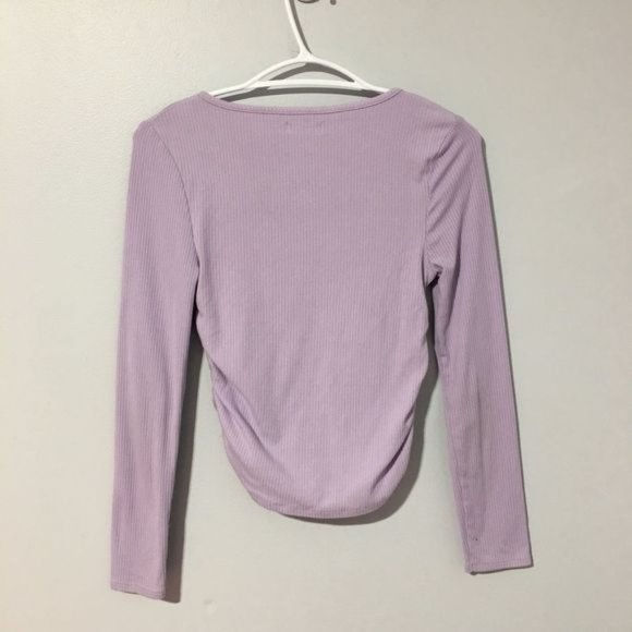 Epic Threads Ruched Front Top Ribbed Top with drawstring Size L - Picture 5 of 5